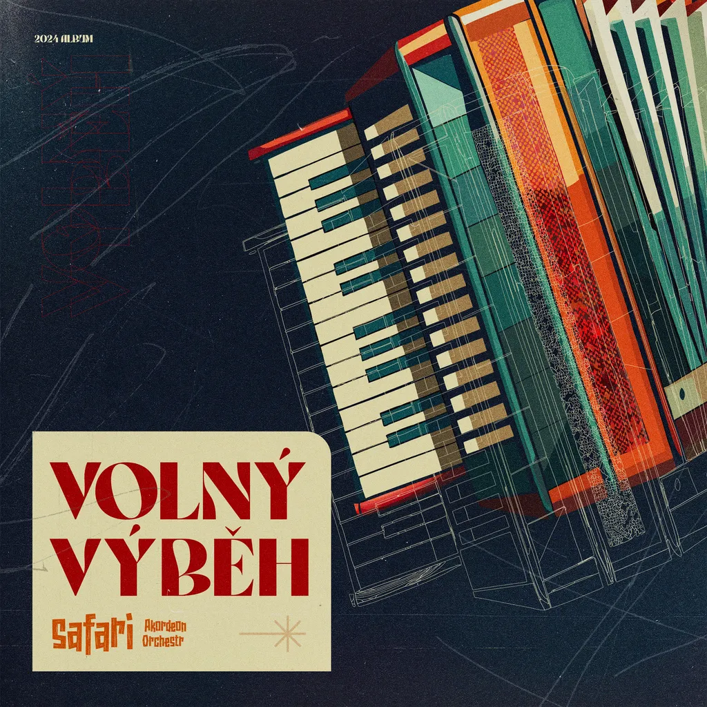 Přebal alba Akordeonového orchestru Safari Volný výběh